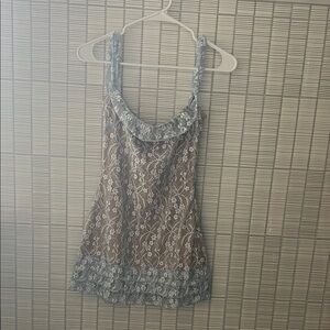 Edikted Blue and Brown Kids Formal Dress